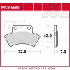 Plaquettes de frein Arrière ~ Polaris 250 Trail Boss ~ TRW Lucas MCB 668 SI