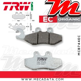 Plaquettes de frein Avant ~ Piaggio 125 Sprint i.e. M81 2014+ ~ TRW Lucas MCB 744 EC