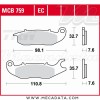 Plaquettes de frein Avant ~ Piaggio 125 New Liberty 2016+ ~ TRW Lucas MCB 759 EC