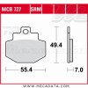 Plaquettes de frein Arrière TRW Lucas MCB 727 SRM pour Piaggio GTX 180 Super Hexagon M20 00-