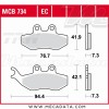 Plaquettes de frein Arrière ~ Piaggio 180 Beverly GT M28 2002-2007 ~ TRW Lucas MCB 734