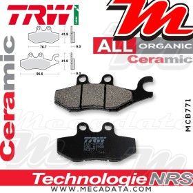 Plaquettes de frein Avant Droite ~ Piaggio X9 125 2004+ ~ TRW Lucas MCB 771