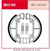 Mâchoires de frein Arrière ~ Piaggio TPH 125 Typhoon TEC 1993-1995 ~ TRW Lucas MCS 991