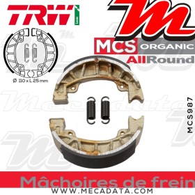 Mâchoires de frein Avant ~ Piaggio RST 80 Sfera NSL 80 11/94- ~ TRW Lucas MCS 987