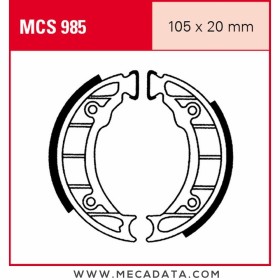 Mâchoires de frein Arrière ~ Piaggio 50 Free 1993-1995 ~ TRW Lucas MCS 985