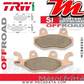 Plaquettes de frein Avant ~ PGO BR 500 Racer 2007+ ~ TRW Lucas MCB 836 SI