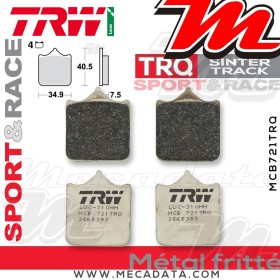Plaquettes de frein Avant ~ MV Agusta F4 1000 R 2007+ ~ TRW Lucas MCB 721 TRQ
