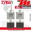 Plaquettes de frein Avant ~ SYM GTS 125 Joymax Sport 2016+ ~ TRW Lucas MCB 706 EC
