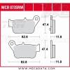 Plaquettes de frein Arrière ~ SYM 400 MaxSym i 2012+ ~ TRW Lucas MCB 873 SRM