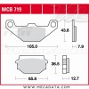 Plaquettes de frein Avant ~ SYM 125 Husky N125A-6 1999+ ~ TRW Lucas MCB 719