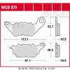 Plaquettes de frein Arrière ~ Yamaha YZF 300 R3 RH07 2015+ ~ TRW Lucas MCB 879