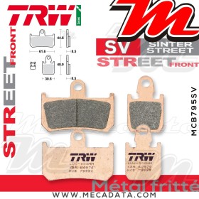 Plaquettes de frein Avant ~ Yamaha 1700 V-Max ABS RP21 2009+ ~ TRW Lucas MCB 795 SV