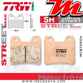 Plaquettes de frein Arrière ~ Yamaha XJR 1300 RP10 2004-2006 ~ TRW Lucas MCB 725 SH