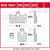 Plaquettes de frein Avant ~ Yamaha YZF 1000 R1 RN22 2009-2014 ~ TRW Lucas MCB 795 SCR