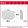 Plaquettes de frein Avant ~ Yamaha XV 1000 TR1 5A8 1981 ~ TRW Lucas MCB 68