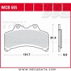 Plaquettes de frein Avant ~ Yamaha GTS 1000 A ABS 4BH 1993-2000 ~ TRW Lucas MCB 655