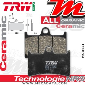 Plaquettes de frein Avant ~ Yamaha FZS 1000 S Fazer RN06 2003-2004 ~ TRW Lucas MCB 611