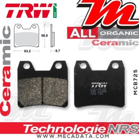 Plaquettes de frein Arrière ~ Yamaha FZS 1000 Fazer RN06 2001-2004 ~ TRW Lucas MCB 725