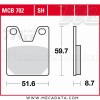 Plaquettes de frein Arrière ~ Yamaha YZF 750 R7 (OW02) RM01 1999-2001 ~ TRW Lucas MCB 702