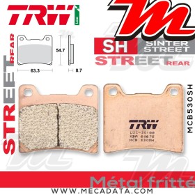 Plaquettes de frein Arrière ~ Yamaha FZR 750 R (OW01) 3PJ 1989-1993 ~ TRW Lucas MCB 530 SH