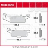 Plaquettes de frein Avant Droite ~ Yamaha YFM 700 FWAD Grizzly EPS AM09 2007+ ~ TRW Lucas MCB 802 SI