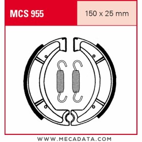 Mâchoires de frein Avant ~ Yamaha XT 550 5Y3 1982-1983 ~ TRW Lucas MCS 955