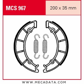 Mâchoires de frein Avant ~ Yamaha SR 500 48T 1988-1999 ~ TRW Lucas MCS 967