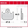 Plaquettes de frein Arrière ~ Yamaha TZ 250 CG03/06/09 1998-2002 ~ TRW Lucas MCB 636