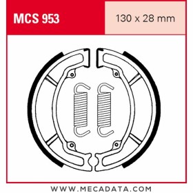 Mâchoires de frein Avant ~ Yamaha DT 125 E 1G0 1976-1979 ~ TRW Lucas MCS 953
