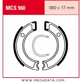 Mâchoires de frein Avant ~ Yamaha PW 50 36E 1988-1990 ~ TRW Lucas MCS 960