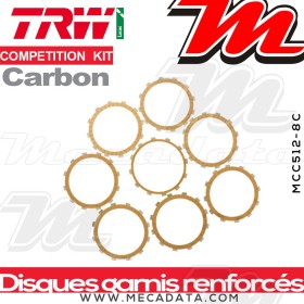 Disques d'embrayage garnis renforcés Compétition ~ KTM 690 Enduro 2008-2015 ~ TRW Lucas MCC 512-8C
