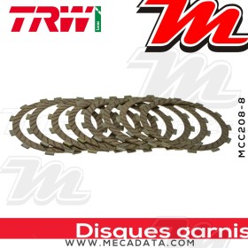 Disques d'embrayage garnis ~ Suzuki RM 250 RJ18C 1997-2002 ~ TRW Lucas MCC 208-8