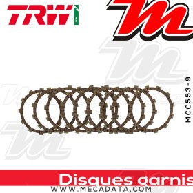 Disques d'embrayage garnis ~ MV Agusta 750 Brutale S 2002-2007 ~ TRW Lucas MCC 553-9