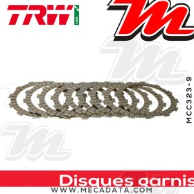 Disques d'embrayage garnis ~ Suzuki GSXR 400 1987-1995 ~ TRW Lucas MCC 323-9