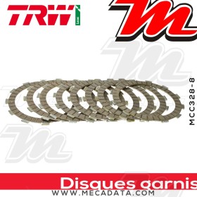 Disques d'embrayage garnis ~ Suzuki RM 250 RJ14A 1994-1995 ~ TRW Lucas MCC 328-8