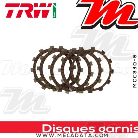 Disques d'embrayage garnis ~ Suzuki TS 125 ER TS1252 1979-1982 ~ TRW Lucas MCC 330-5