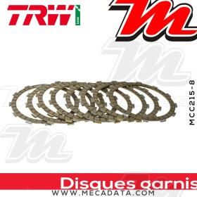 Disques d'embrayage garnis ~ Kawasaki Z 1000 Z1R KZT00D 1978 ~ TRW Lucas MCC 215-8