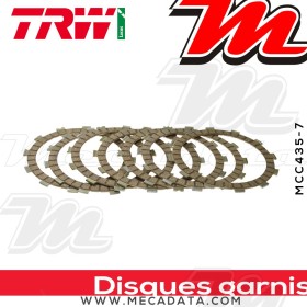 Disques d'embrayage garnis ~ Yamaha MT-07 700 2014-2015 ~ TRW Lucas MCC 435-7