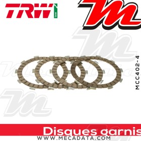 Disques d'embrayage garnis ~ Yamaha RD 80 LC1 10X 1982-1986 ~ TRW Lucas MCC 402-4