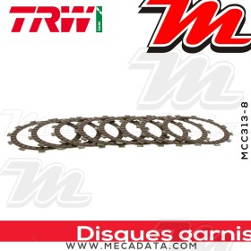 Disques d'embrayage garnis ~ Suzuki GSX 750 E GS75X 1980-1982 ~ TRW Lucas MCC 313-8