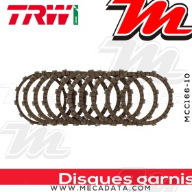 Disques d'embrayage garnis ~ Triumph 2300 Rocket III C23XB 2004-2009 ~ TRW Lucas MCC 166-10