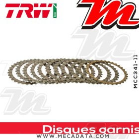 Disques d'embrayage garnis ~ Suzuki GSXR 1100 W GU75C 1993-1994 ~ TRW Lucas MCC 341-11