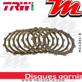 Disques d'embrayage garnis ~ Suzuki GSXR 1000 WVCY 2009-2016 ~ TRW Lucas MCC 361-9