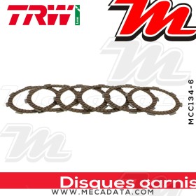 Disques d'embrayage garnis ~ Honda CRF 150 R 2006-2007 ~ TRW Lucas MCC 134-6