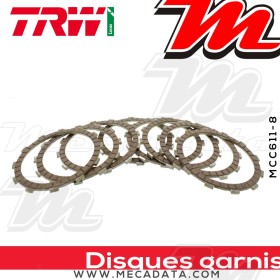 Disques d'embrayage garnis ~ BMW K 1200 R K12R 2006+ ~ TRW Lucas MCC 611-8