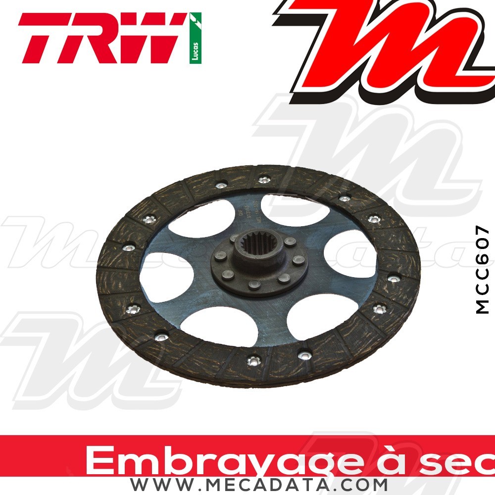 Disque d'embrayage à sec ~ BMW K 1200 RS 589 1997-2005 ~ TRW Lucas MCC 607