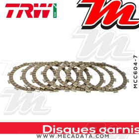 Disques d'embrayage garnis ~ Aprilia 650 Pegaso MX 1993-2004 ~ TRW Lucas MCC 604-7