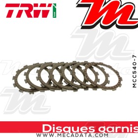 Disques d'embrayage garnis ~ Hyosung GT 650 i, R GT650 2007-2013 ~ TRW Lucas MCC 540-7