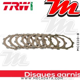 Disques d'embrayage garnis ~ Honda VFR 800 F RC79 2014+ ~ TRW Lucas MCC 110-8
