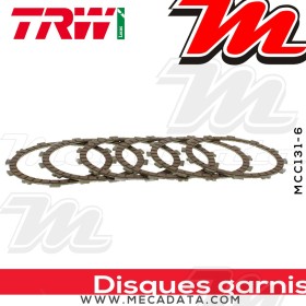 Disques d'embrayage garnis ~ Honda VT 1100 C SC23 1994 ~ TRW Lucas MCC 131-6